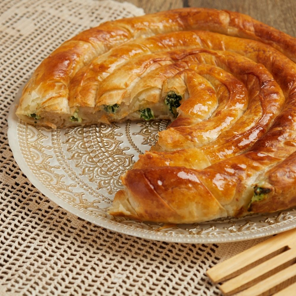 Burek Spinach & Cheese Spiral Pie – Djerdan Burek